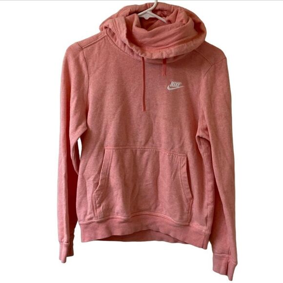 Nike Tops - Nike Women’s Dusty Rose Cowl-Neck Pullover Hoodie
